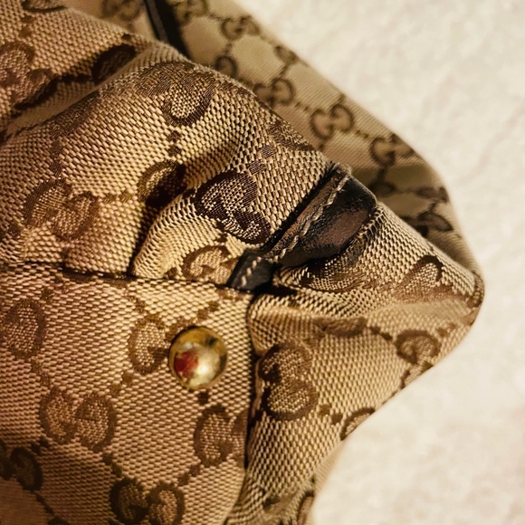 Large GG Canvas Abbey D-Ring Hobo, wallet, wallet plus key holder - Picture 9 of 16